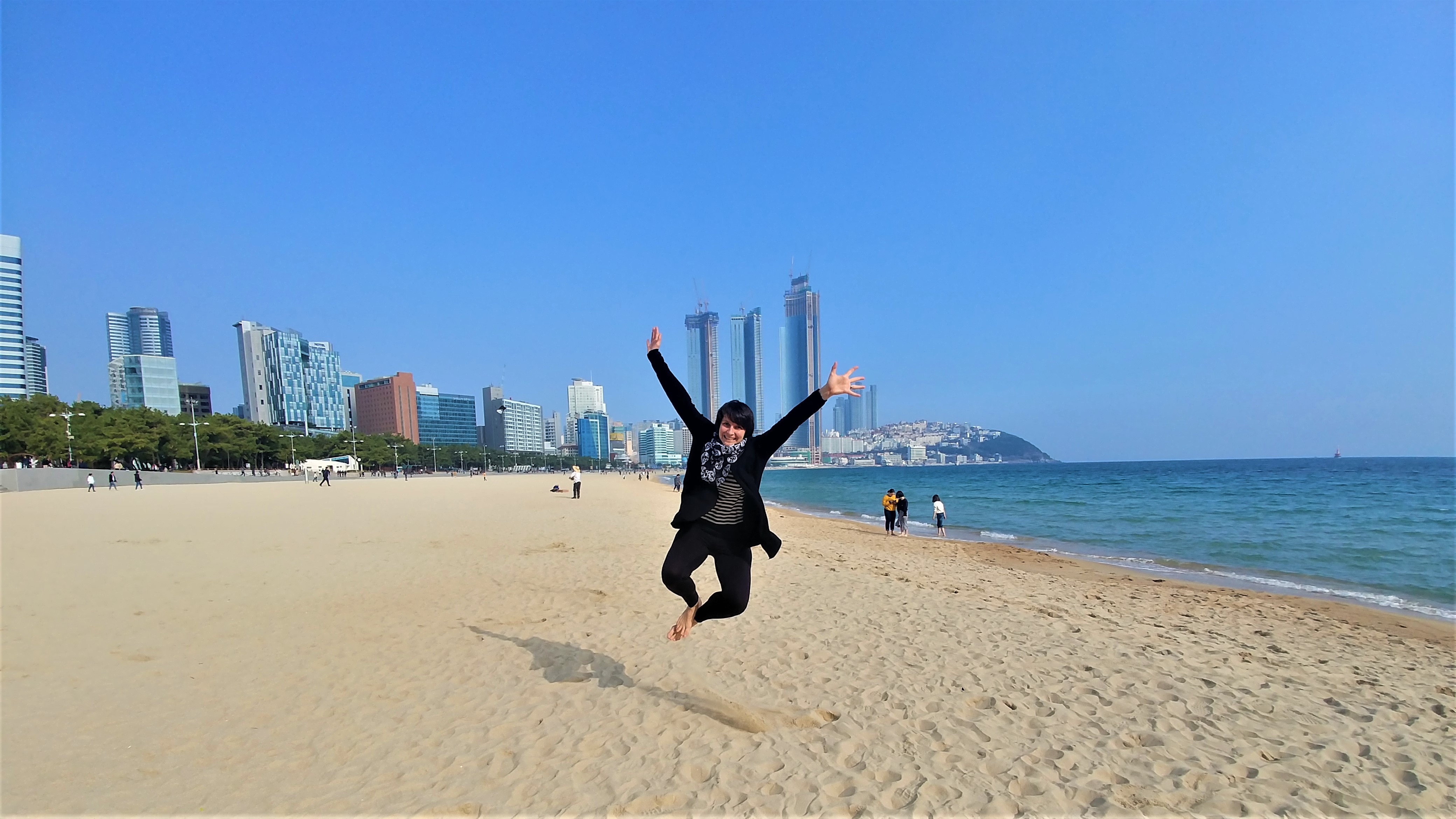 Busan plage Haeundae que voir coree du sud itineraire blog voyage arpenter le chemin