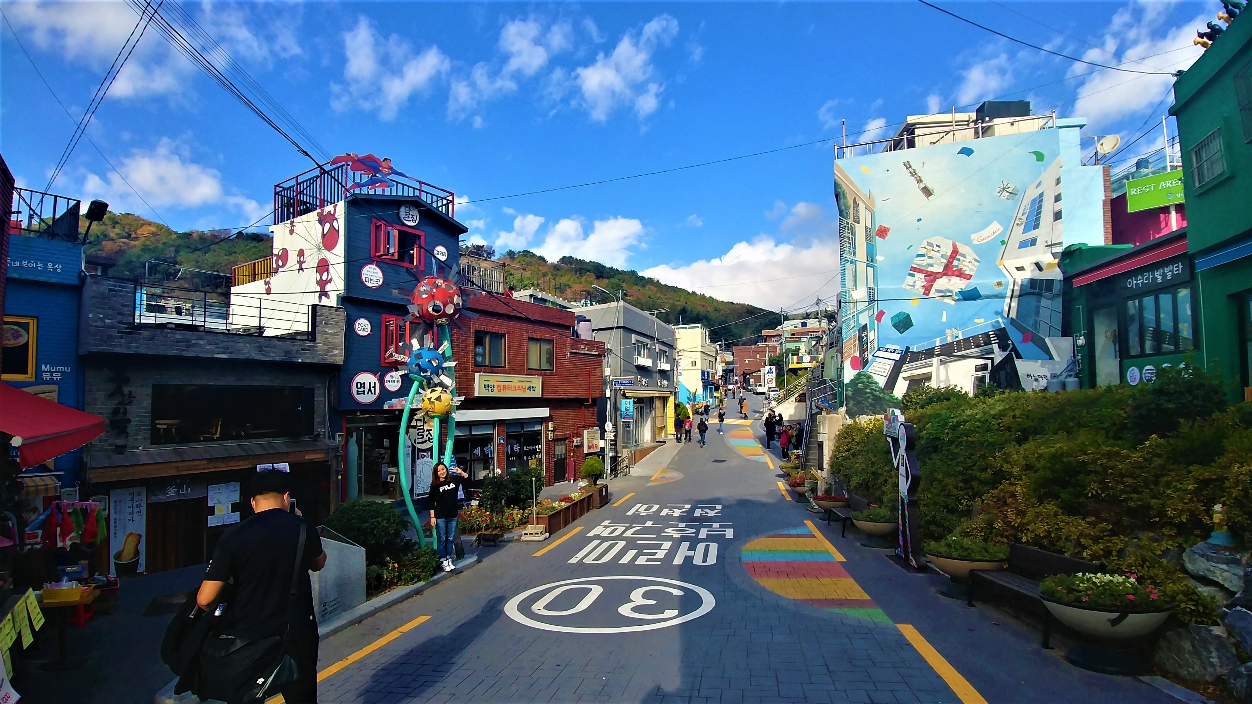 Busan street art gamcheon village que voir petit prince blog voyage asie arpenter le chemin