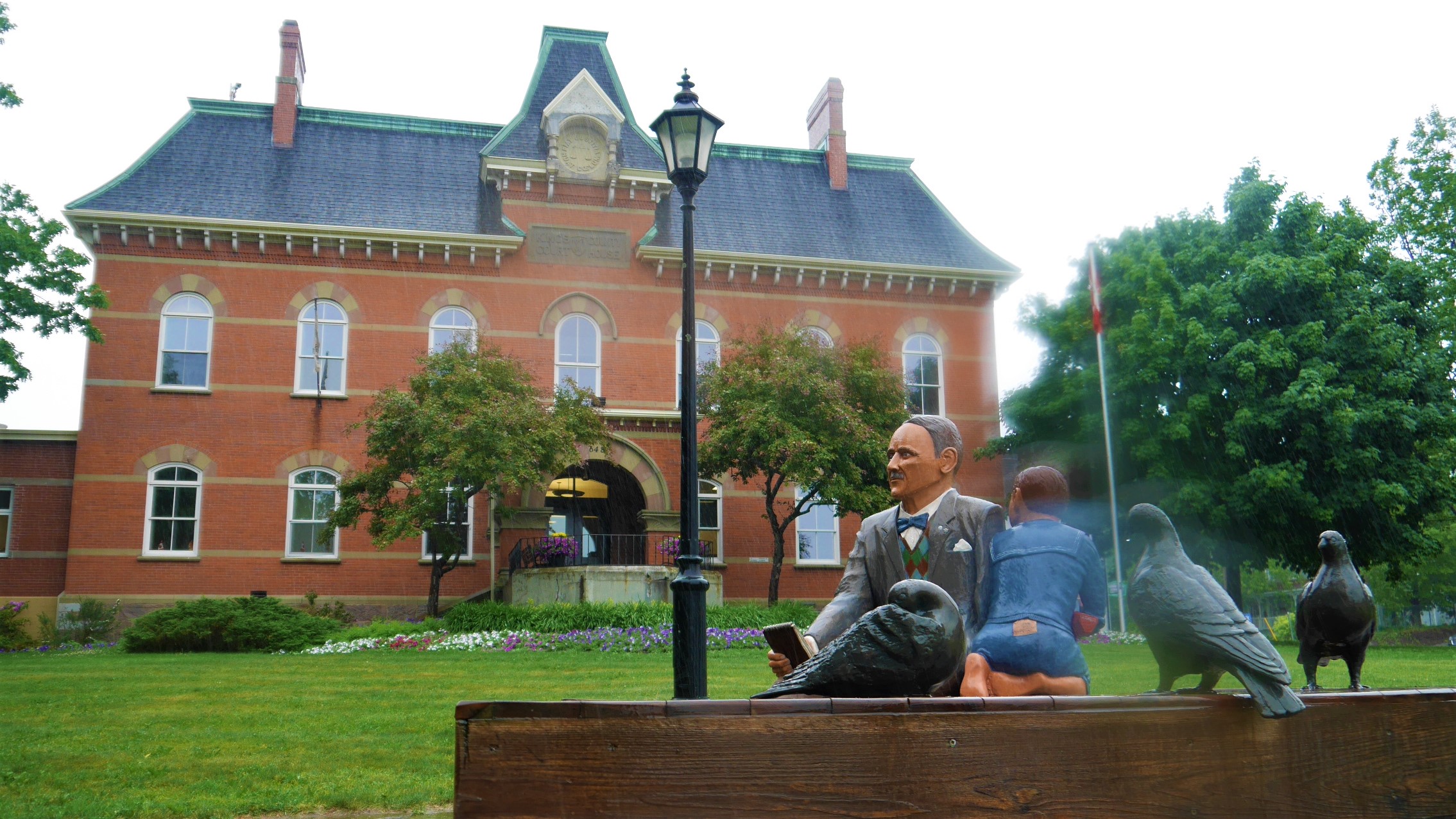 john Humphrey statue Hampton NB