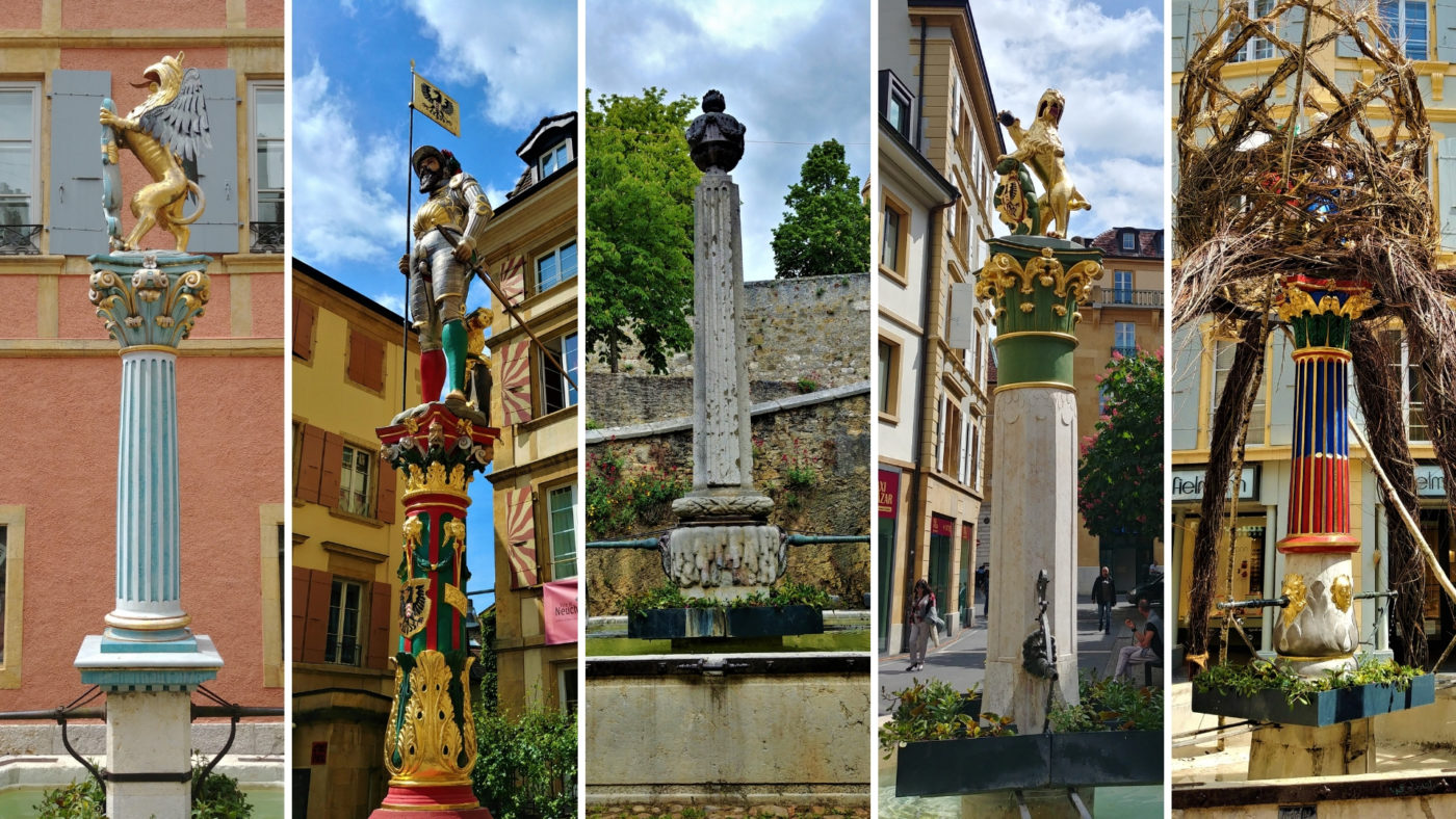 neuchatel fontaines peintes visiter circuit a pied ou dormir visiter suisse romande blog voyage