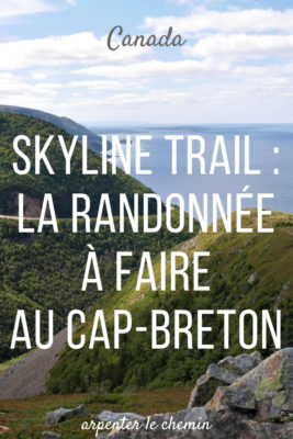 randonnée cap-breton nouvelle-ecosse skyline trail blog voyage canada arpenter le chemin