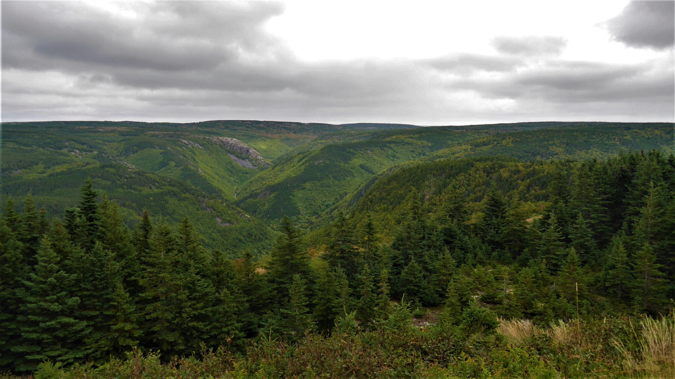 hautes-terres cap-breton nouvelle-ecosse piste cabot trail automne