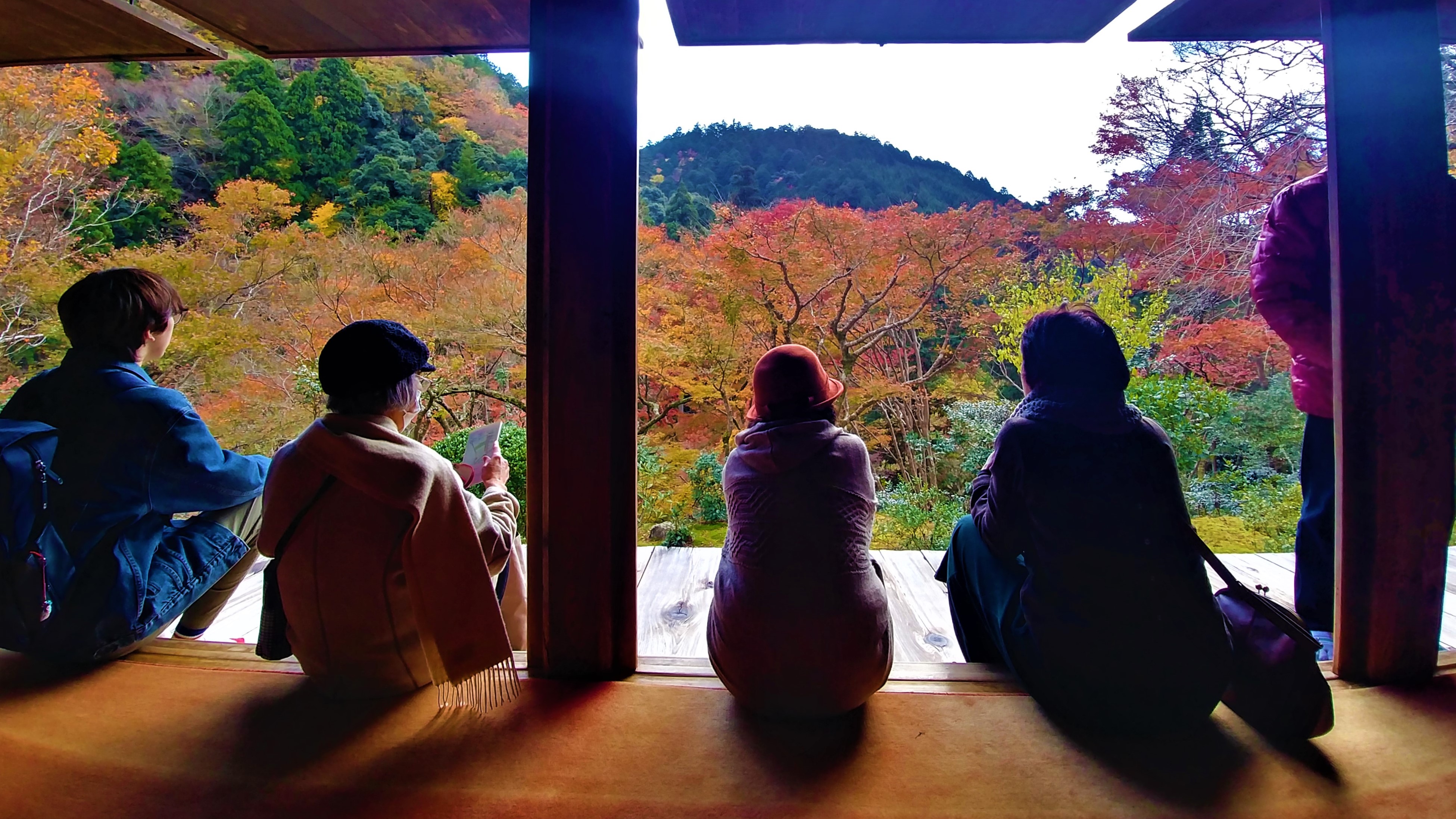 Kozan-ji kyoto momiji automne blog voyage japon arpenter le chemin