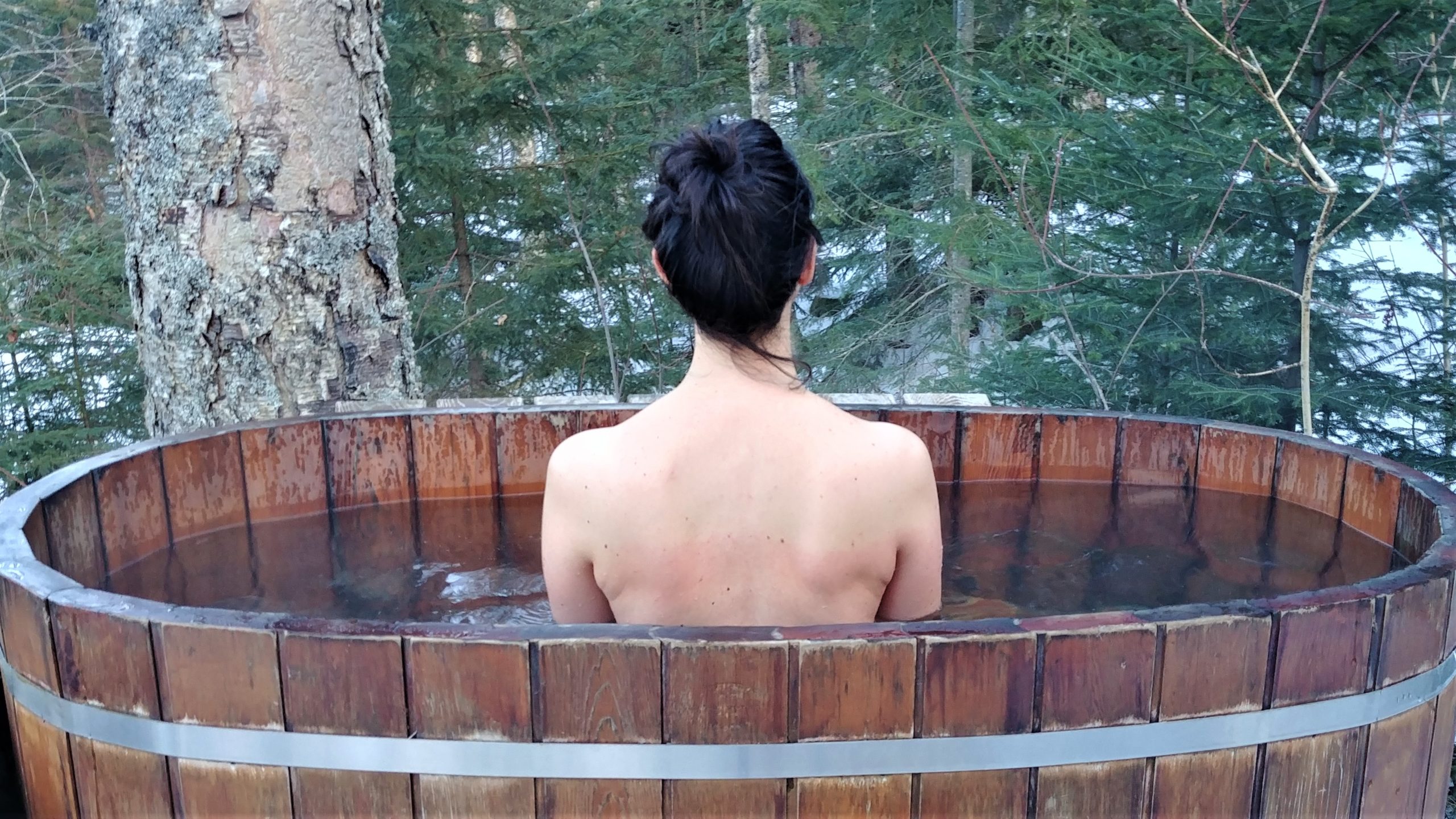 Ridgeback Lodge bain japonais dream dome blog voyage canada arpenter le chemin