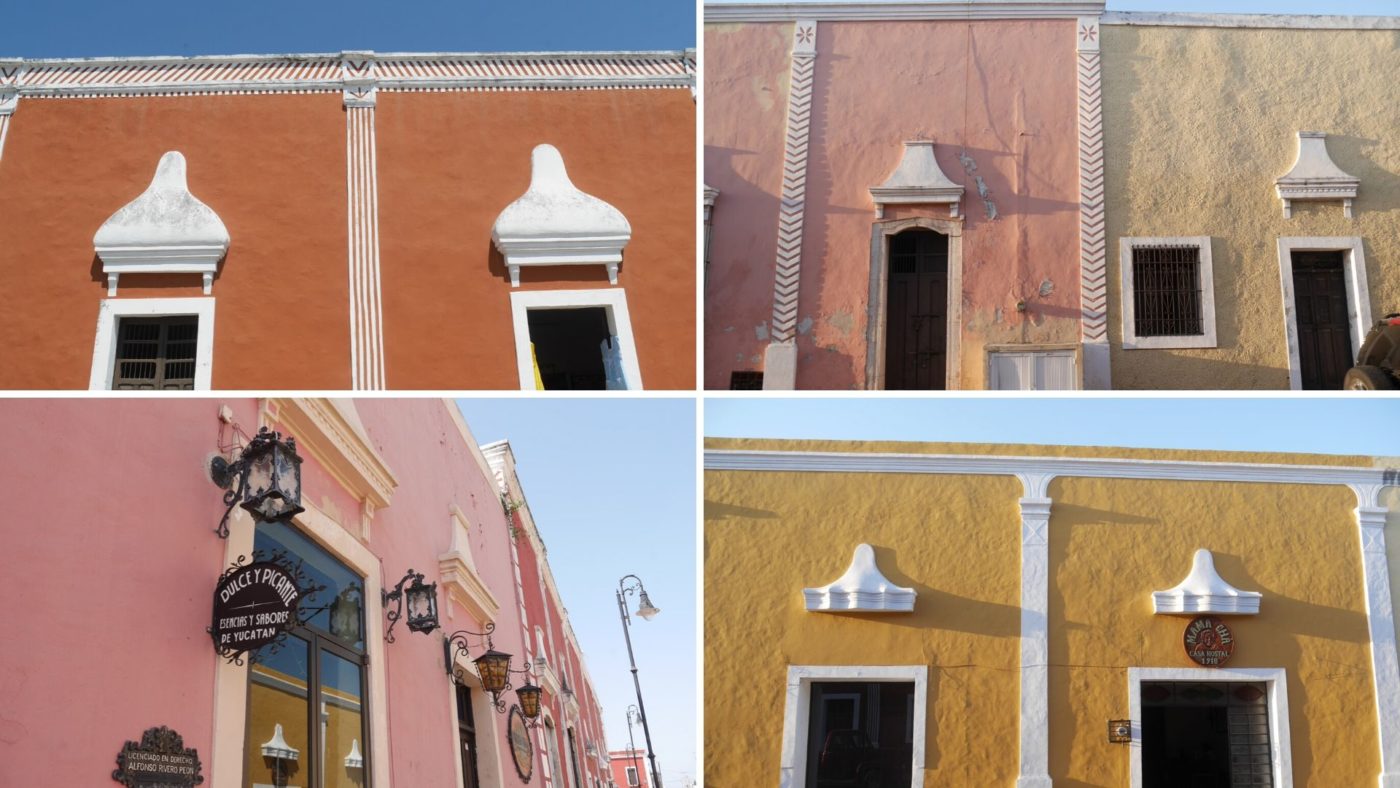 valladolid facades colorees blog voyage mexique arpenter le chemin