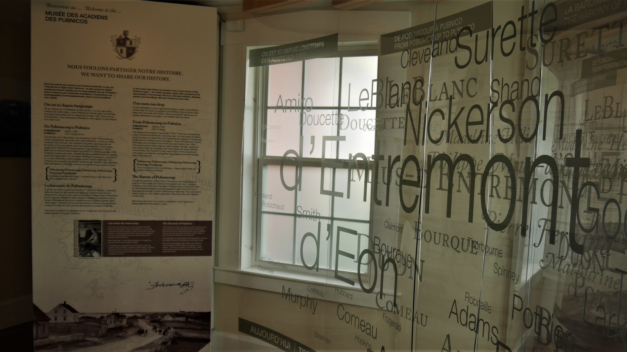 Centre généalogie Musée acadien des Pubnicos infos pratiques Nouvelle-Écosse
