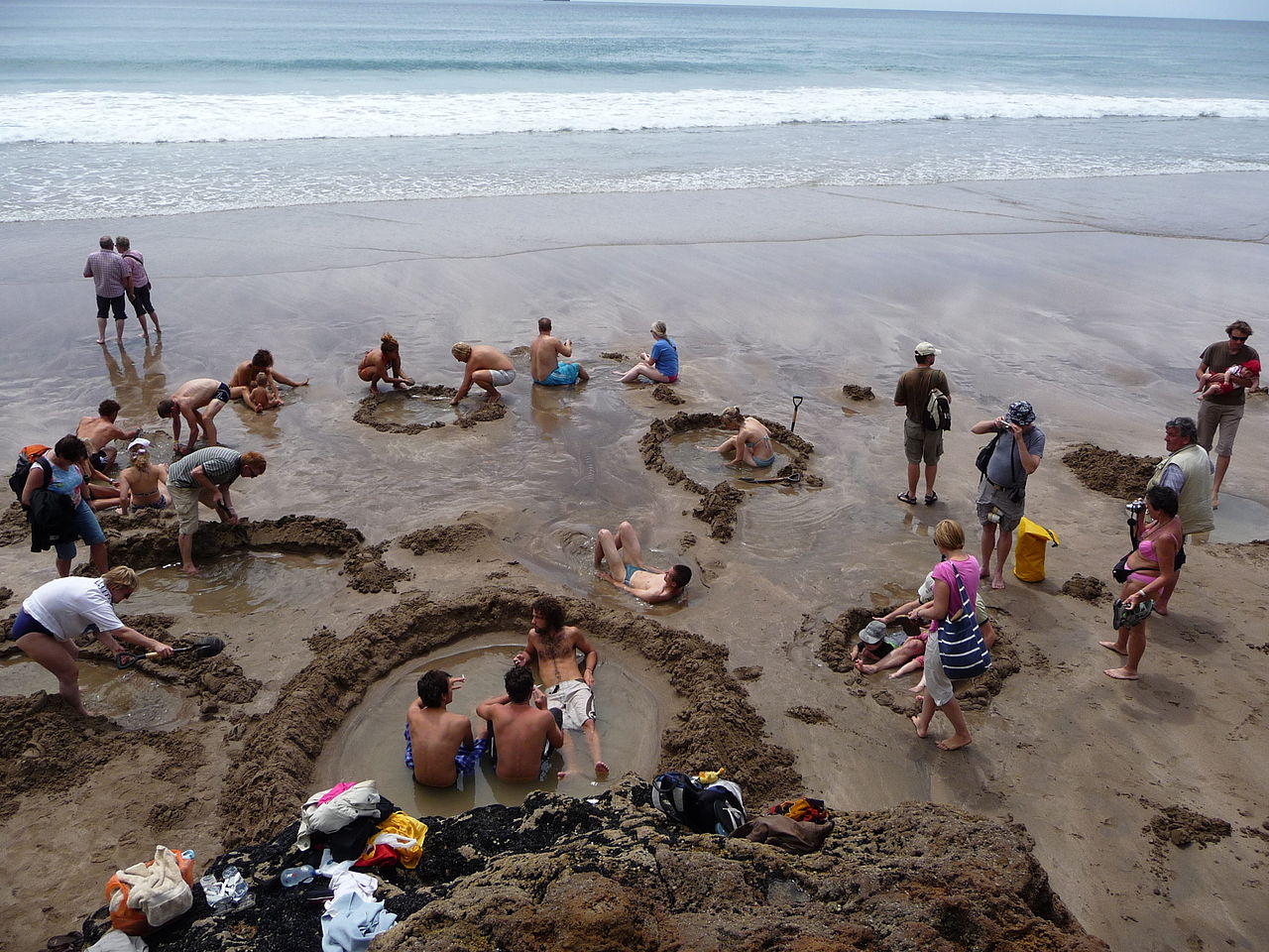 Hot Water Beach Nouvelle-Zelande