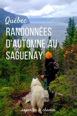 Québec randonnées d'automne au Saguenay