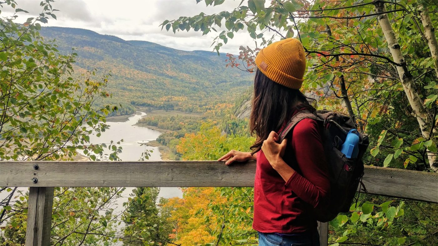 Saguenay randonnée automne parc national sentier de la Statue