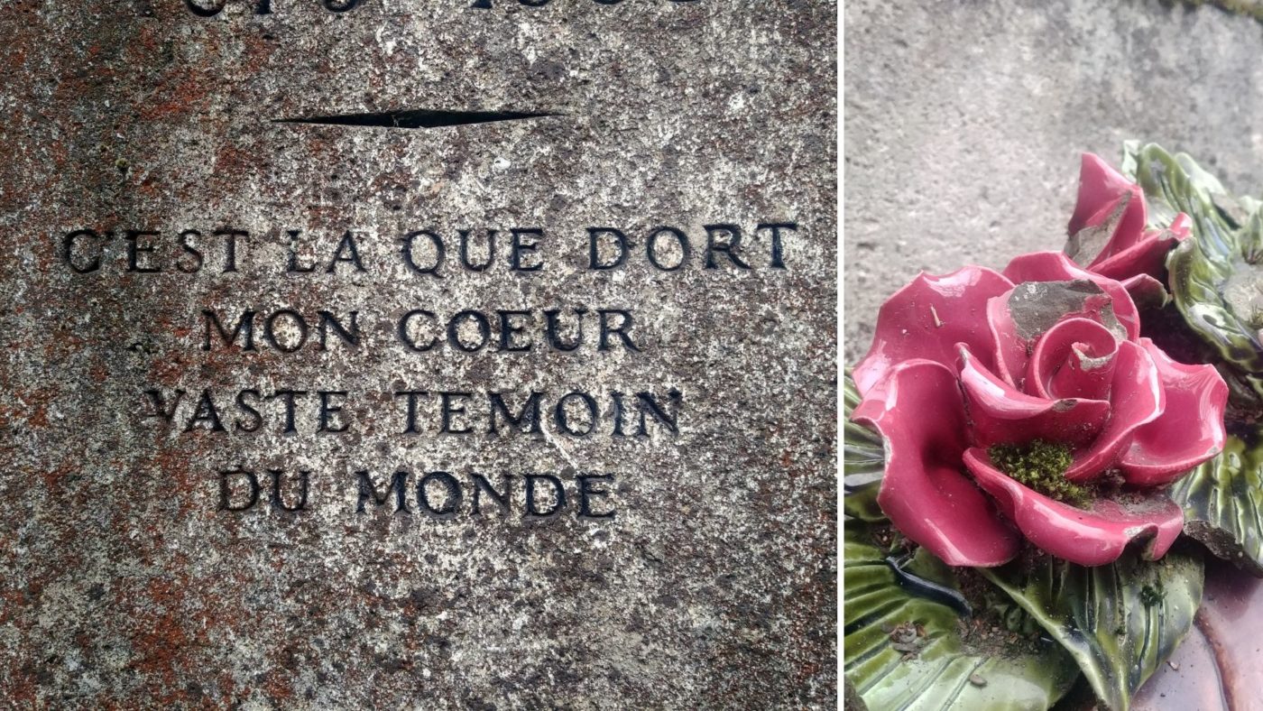 Anna de Noailles coeur cimetière Publier Haute-Savoie