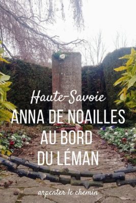 Anna de Noailles visites matrimoine Publier Amphion Evian Haute-Savoie