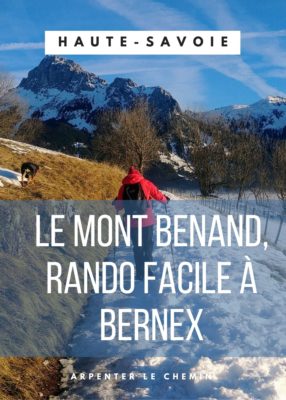 Rando facile hiver mont Benand Bernex Haute-Savoie