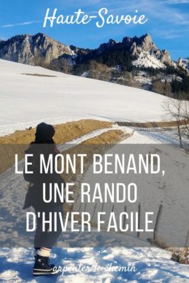 Randonnée facile au mont Benand, Haute-Savoie