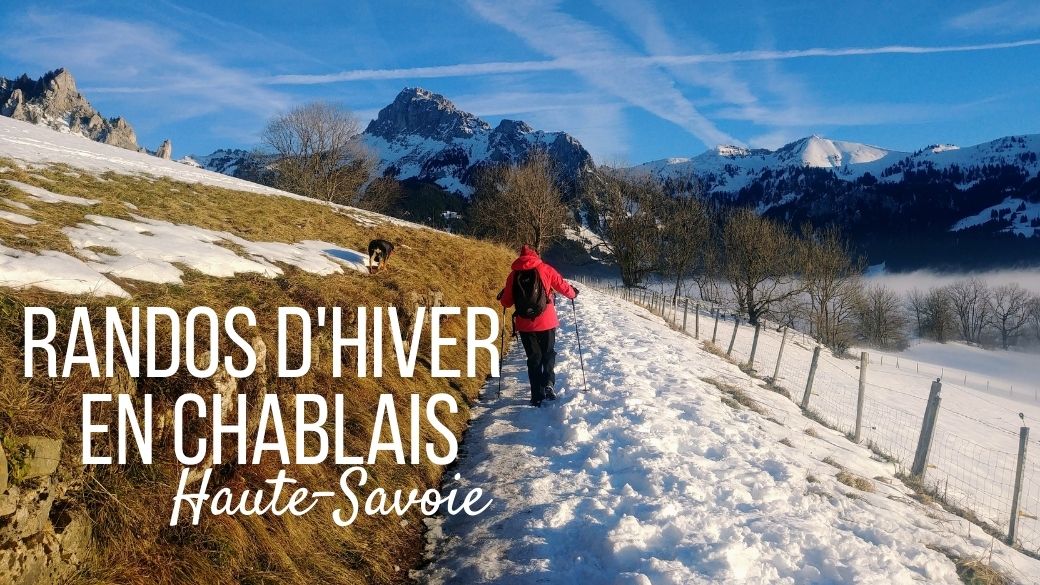 Randonnées faciles en hiver vers Evian - Chablais - Haute-Savoie