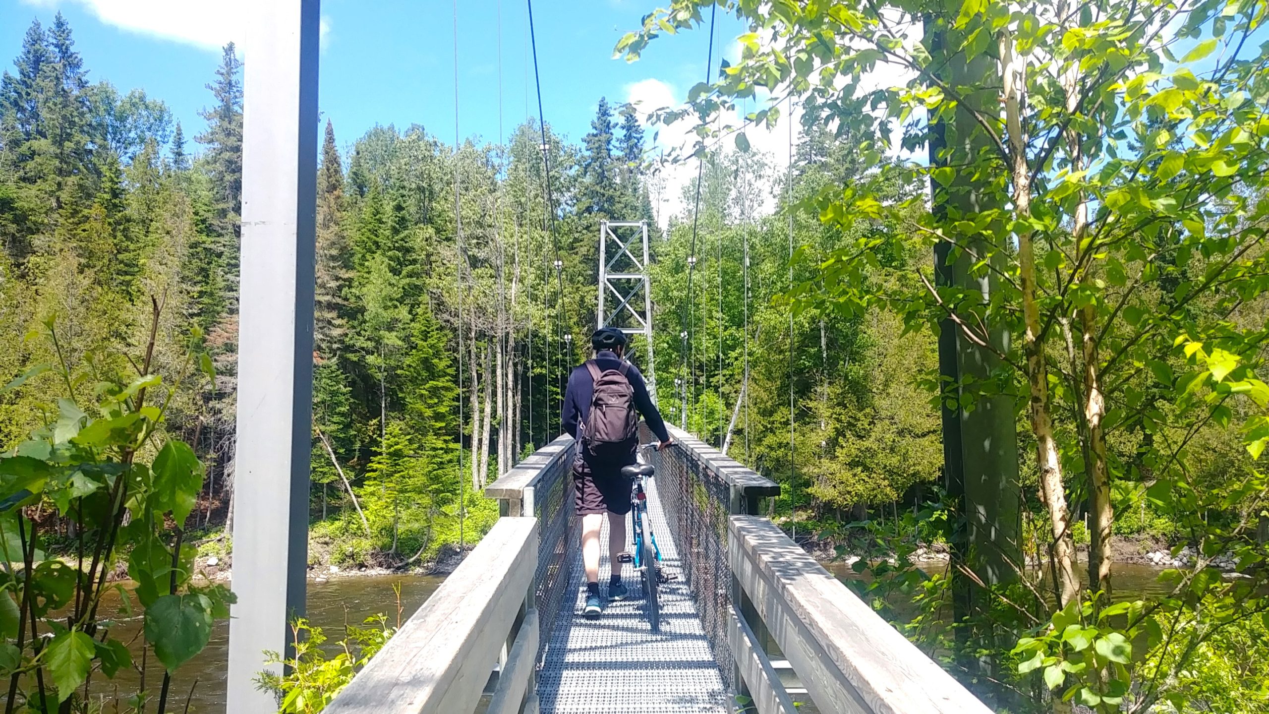 Parc national Lac-Temiscouata vélo piste cyclable Grey Owl blog voyage Arpenter le chemin