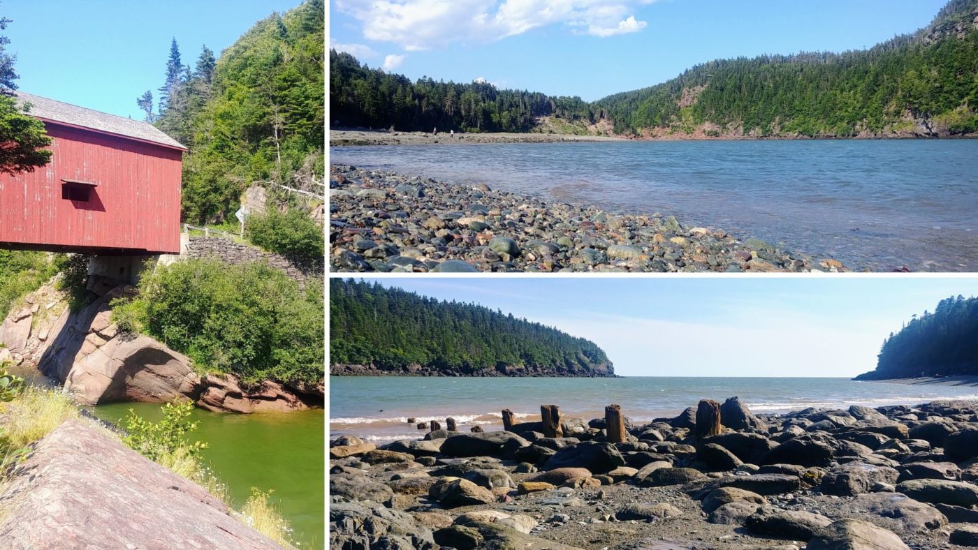 Parc national Fundy Point Wolfe pont couvert