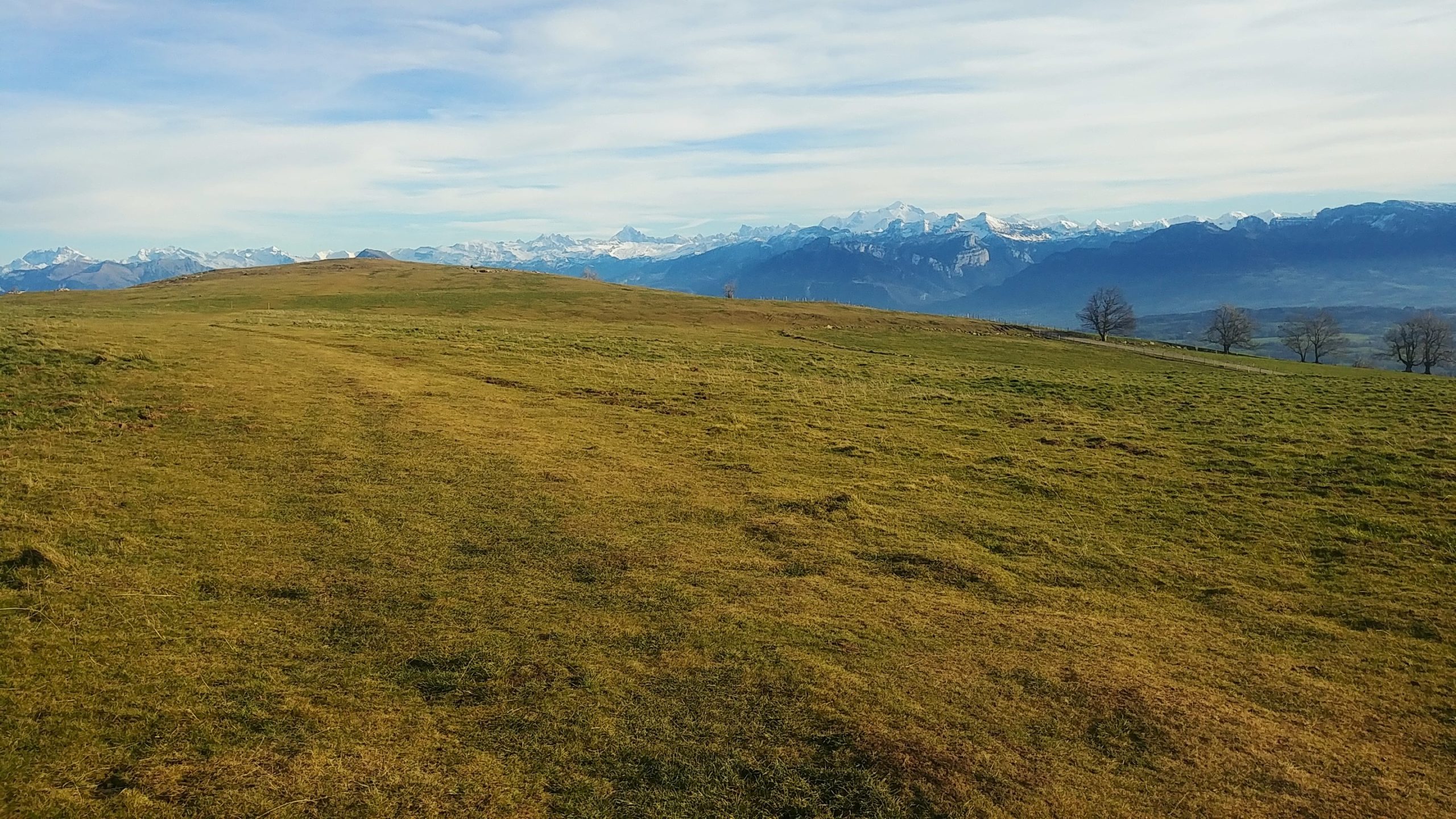 Randonnée hiver facile plateau Salève Annemasse Haute-Savoie Genève blog voyage Arpenter le chemin