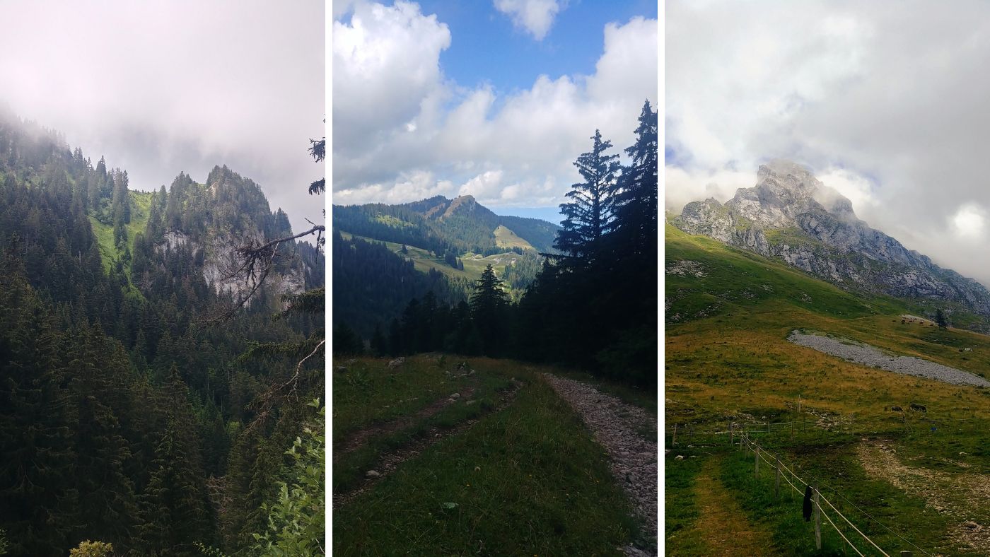 Chalets d'Oche randonnée Bernex Haute-Savoie